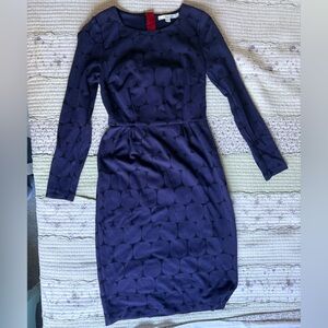 Boden Navy and Black Dress. Size 4L